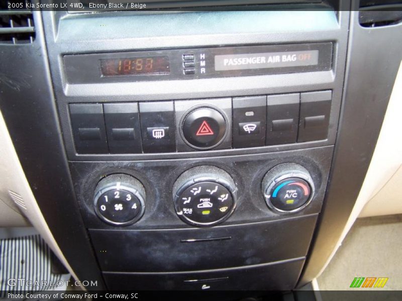 Ebony Black / Beige 2005 Kia Sorento LX 4WD