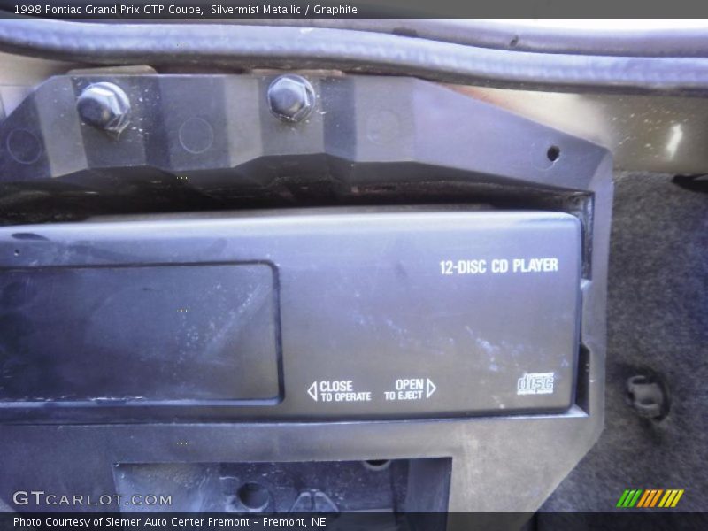 Silvermist Metallic / Graphite 1998 Pontiac Grand Prix GTP Coupe