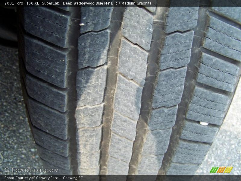 Deep Wedgewood Blue Metallic / Medium Graphite 2001 Ford F150 XLT SuperCab