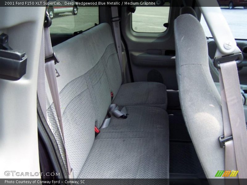 Deep Wedgewood Blue Metallic / Medium Graphite 2001 Ford F150 XLT SuperCab