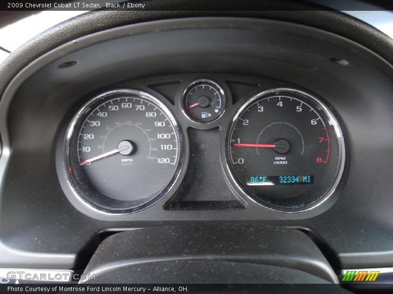 Black / Ebony 2009 Chevrolet Cobalt LT Sedan