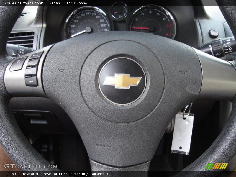 Black / Ebony 2009 Chevrolet Cobalt LT Sedan