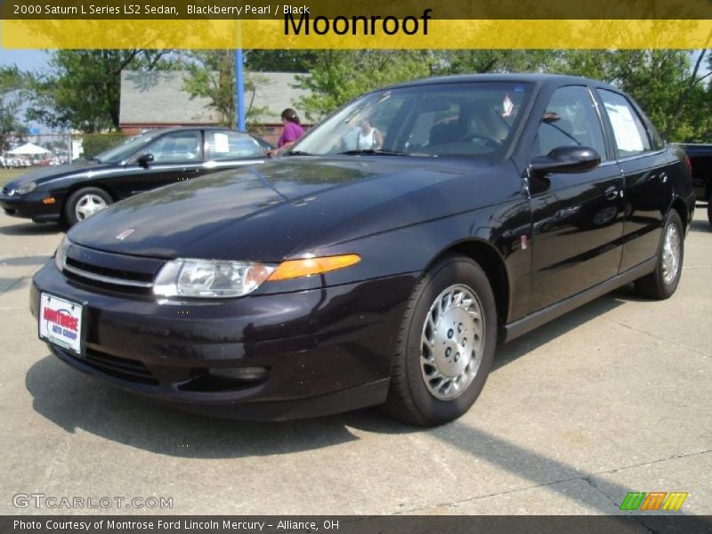 Blackberry Pearl / Black 2000 Saturn L Series LS2 Sedan