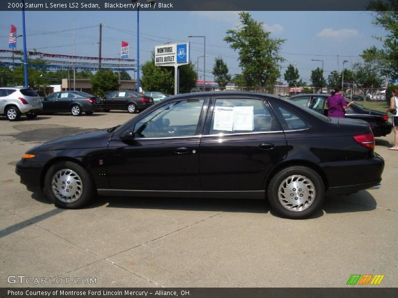 Blackberry Pearl / Black 2000 Saturn L Series LS2 Sedan