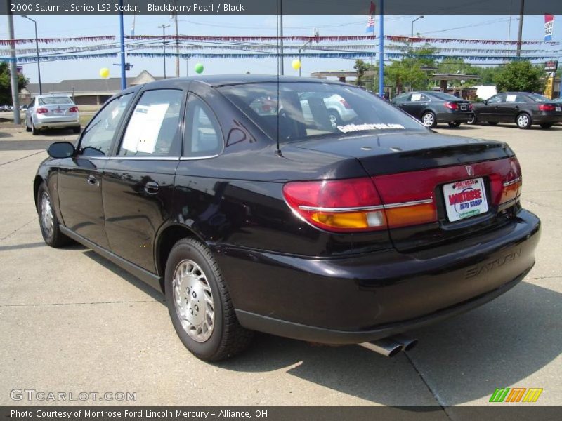 Blackberry Pearl / Black 2000 Saturn L Series LS2 Sedan