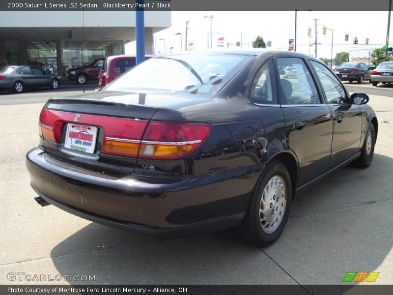 Blackberry Pearl / Black 2000 Saturn L Series LS2 Sedan