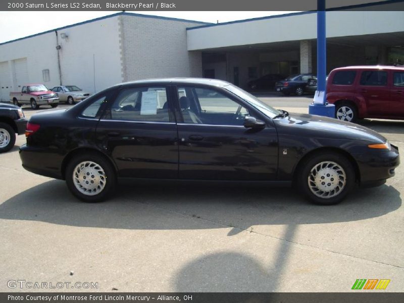 Blackberry Pearl / Black 2000 Saturn L Series LS2 Sedan