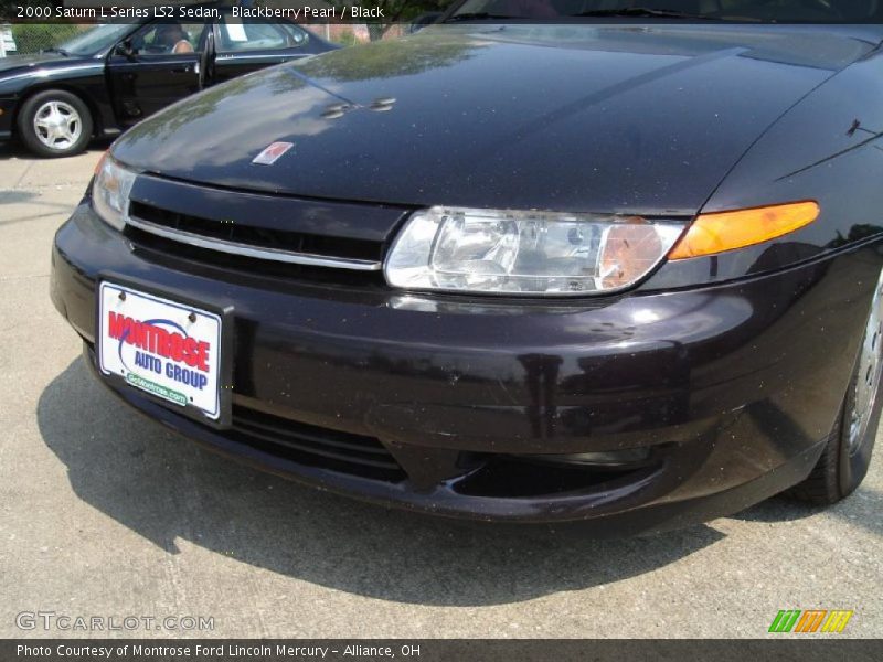 Blackberry Pearl / Black 2000 Saturn L Series LS2 Sedan