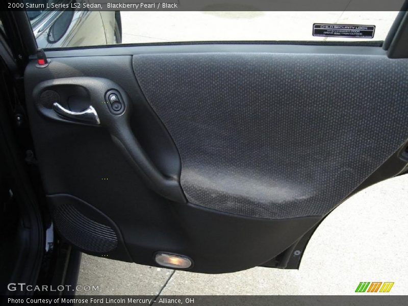 Blackberry Pearl / Black 2000 Saturn L Series LS2 Sedan