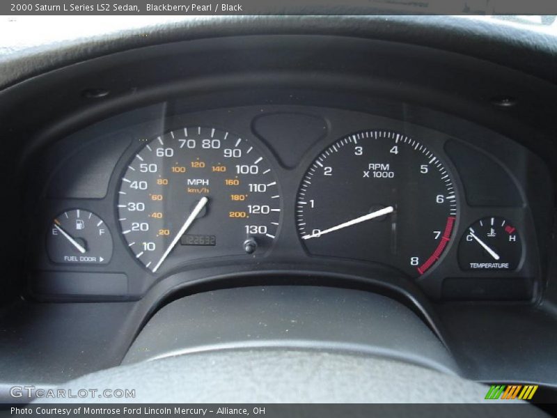 Blackberry Pearl / Black 2000 Saturn L Series LS2 Sedan