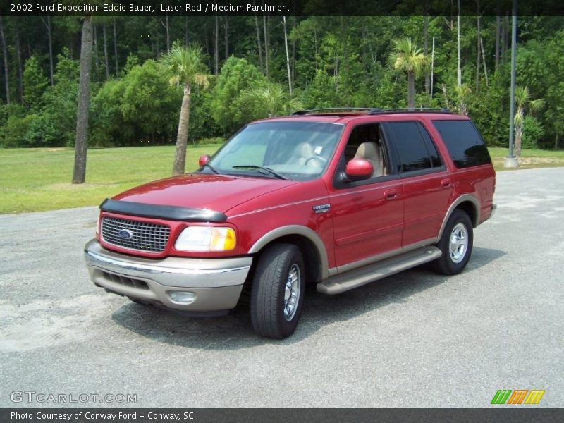 Laser Red / Medium Parchment 2002 Ford Expedition Eddie Bauer