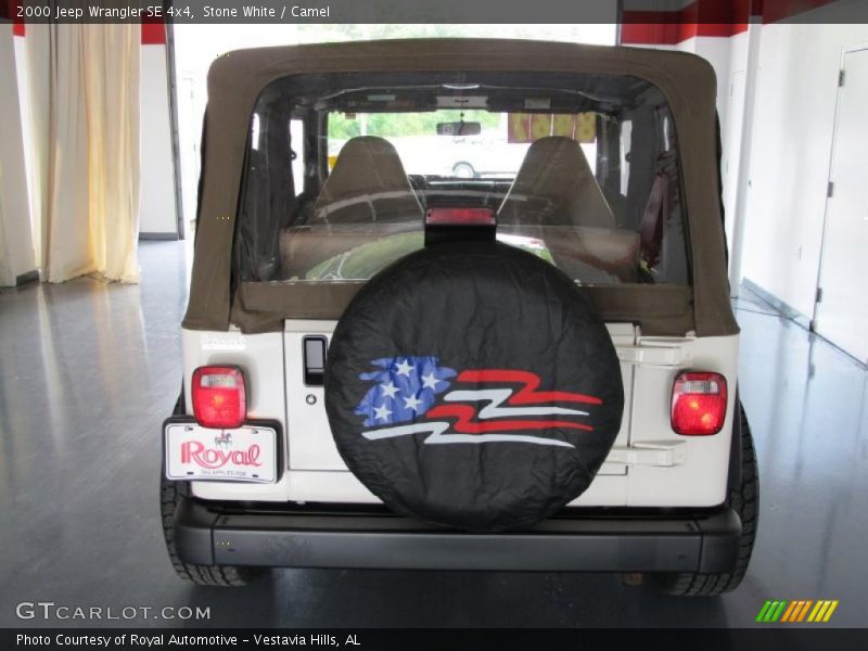 Stone White / Camel 2000 Jeep Wrangler SE 4x4