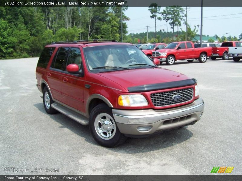 Laser Red / Medium Parchment 2002 Ford Expedition Eddie Bauer