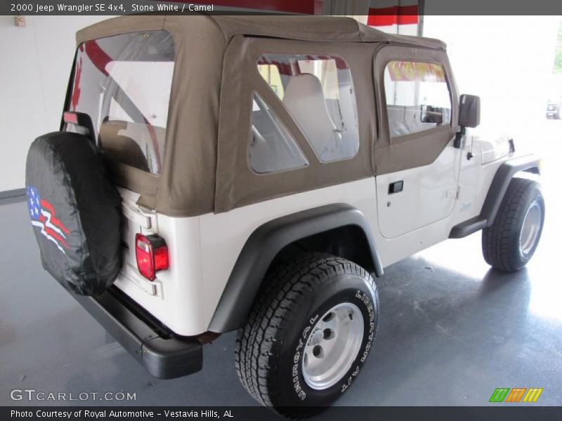 Stone White / Camel 2000 Jeep Wrangler SE 4x4