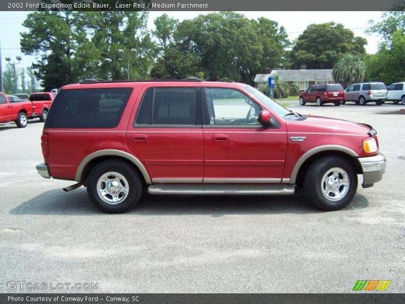 Laser Red / Medium Parchment 2002 Ford Expedition Eddie Bauer