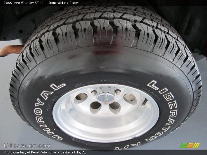 Stone White / Camel 2000 Jeep Wrangler SE 4x4