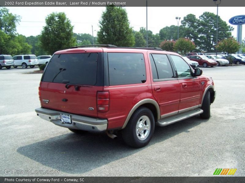 Laser Red / Medium Parchment 2002 Ford Expedition Eddie Bauer