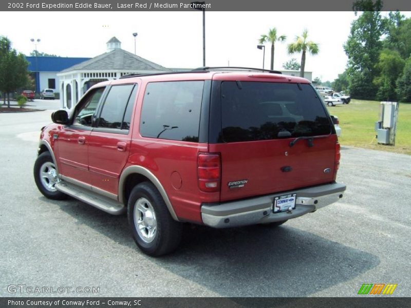 Laser Red / Medium Parchment 2002 Ford Expedition Eddie Bauer