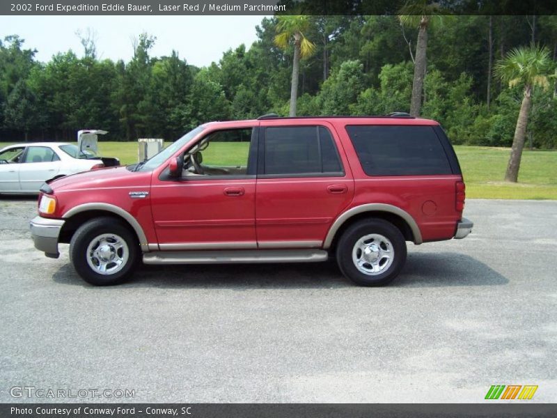 Laser Red / Medium Parchment 2002 Ford Expedition Eddie Bauer