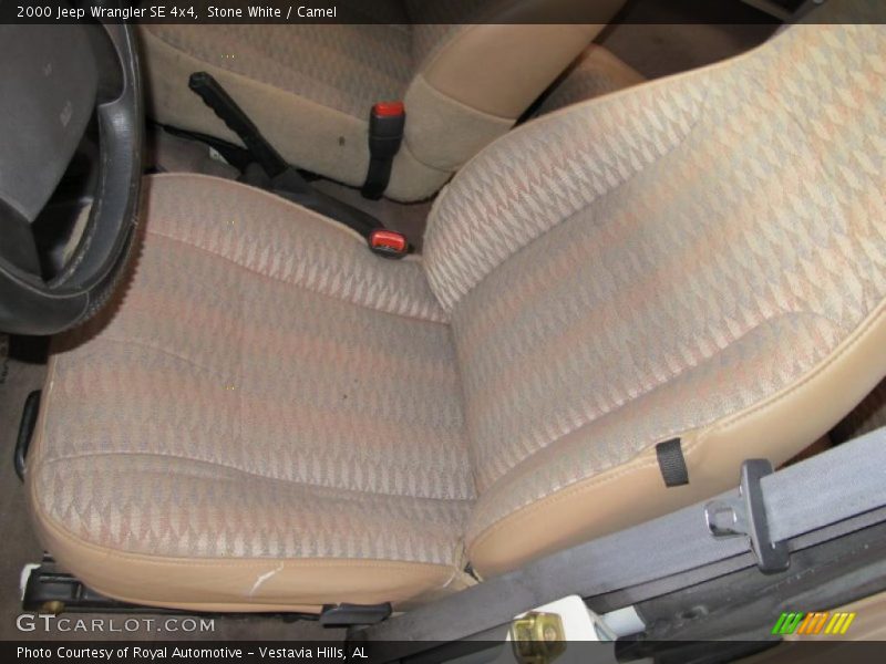 Stone White / Camel 2000 Jeep Wrangler SE 4x4