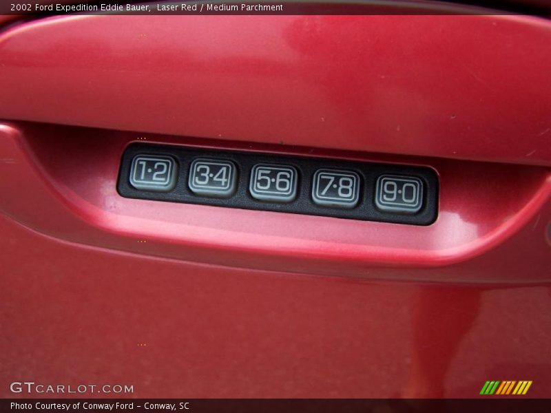 Laser Red / Medium Parchment 2002 Ford Expedition Eddie Bauer