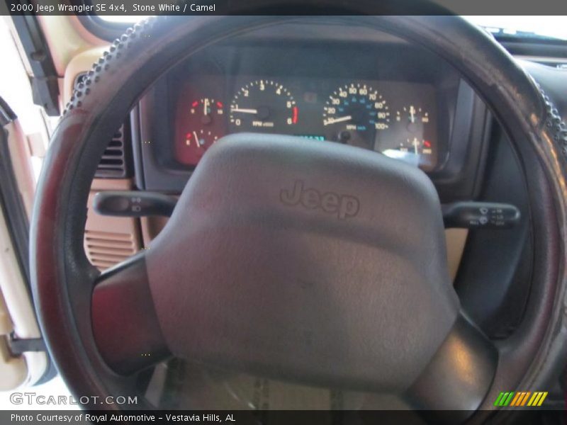 Stone White / Camel 2000 Jeep Wrangler SE 4x4