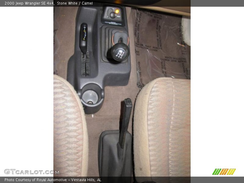 Stone White / Camel 2000 Jeep Wrangler SE 4x4