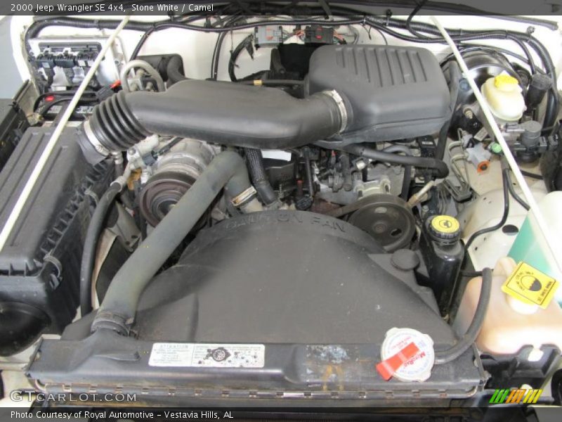 Stone White / Camel 2000 Jeep Wrangler SE 4x4