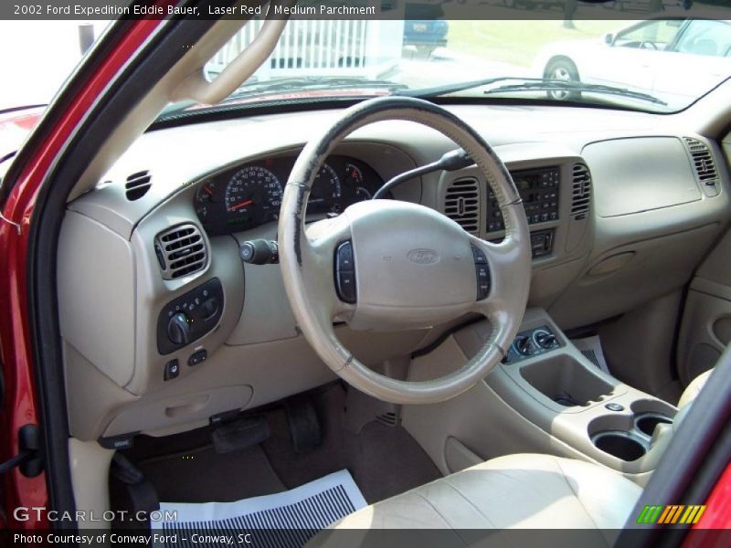 Laser Red / Medium Parchment 2002 Ford Expedition Eddie Bauer