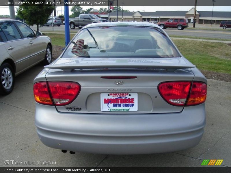 Sterling Metallic / Pewter 2003 Oldsmobile Alero GL Coupe