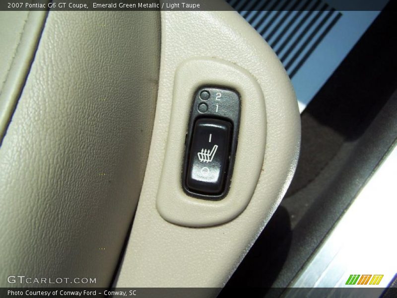 Emerald Green Metallic / Light Taupe 2007 Pontiac G6 GT Coupe