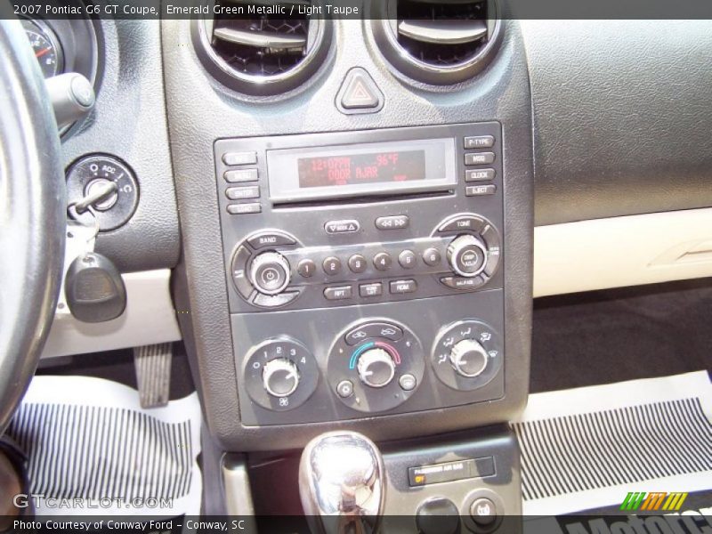 Emerald Green Metallic / Light Taupe 2007 Pontiac G6 GT Coupe
