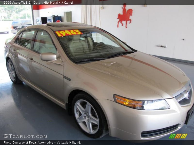 Desert Mist Metallic / Camel 2006 Acura TL 3.2