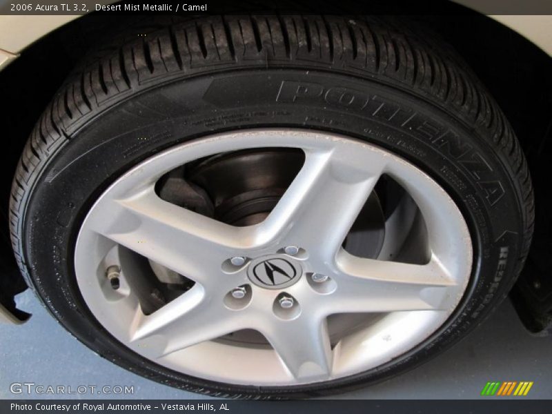 Desert Mist Metallic / Camel 2006 Acura TL 3.2