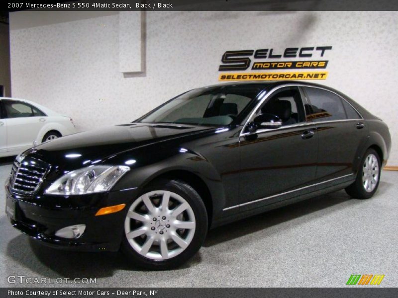 Black / Black 2007 Mercedes-Benz S 550 4Matic Sedan