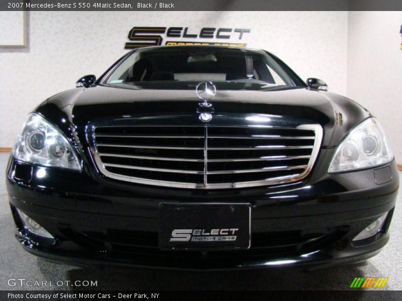 Black / Black 2007 Mercedes-Benz S 550 4Matic Sedan