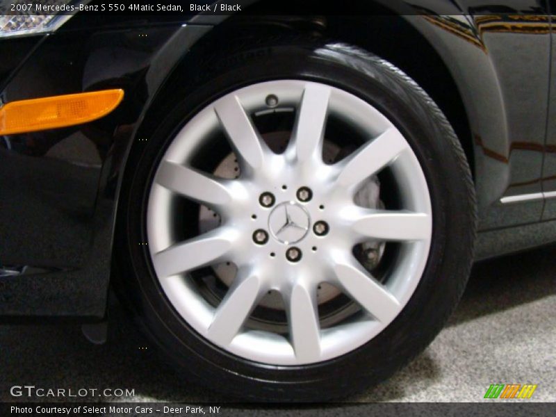 Black / Black 2007 Mercedes-Benz S 550 4Matic Sedan