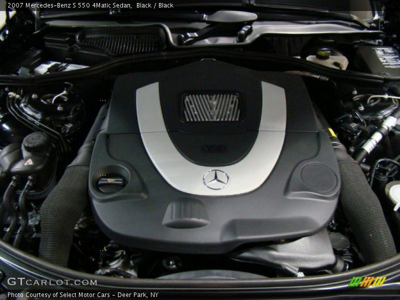 Black / Black 2007 Mercedes-Benz S 550 4Matic Sedan