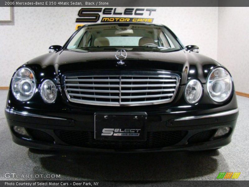 Black / Stone 2006 Mercedes-Benz E 350 4Matic Sedan
