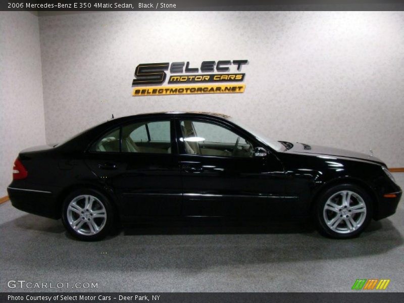 Black / Stone 2006 Mercedes-Benz E 350 4Matic Sedan
