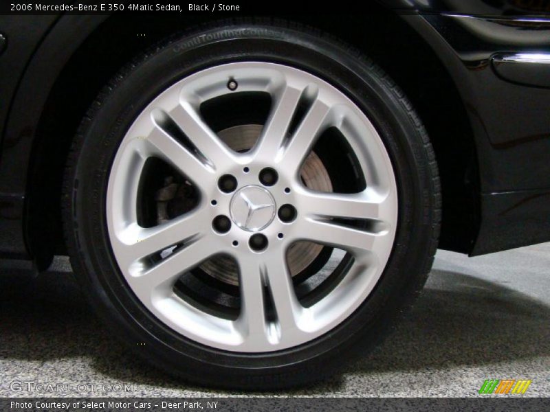 Black / Stone 2006 Mercedes-Benz E 350 4Matic Sedan