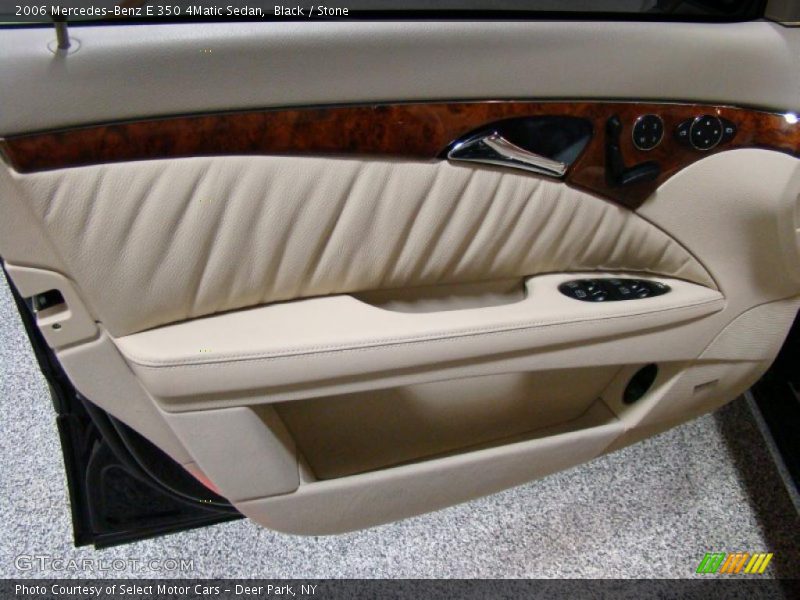 Black / Stone 2006 Mercedes-Benz E 350 4Matic Sedan