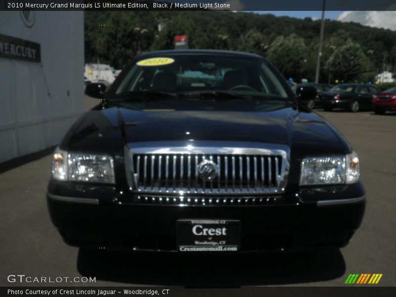 Black / Medium Light Stone 2010 Mercury Grand Marquis LS Ultimate Edition