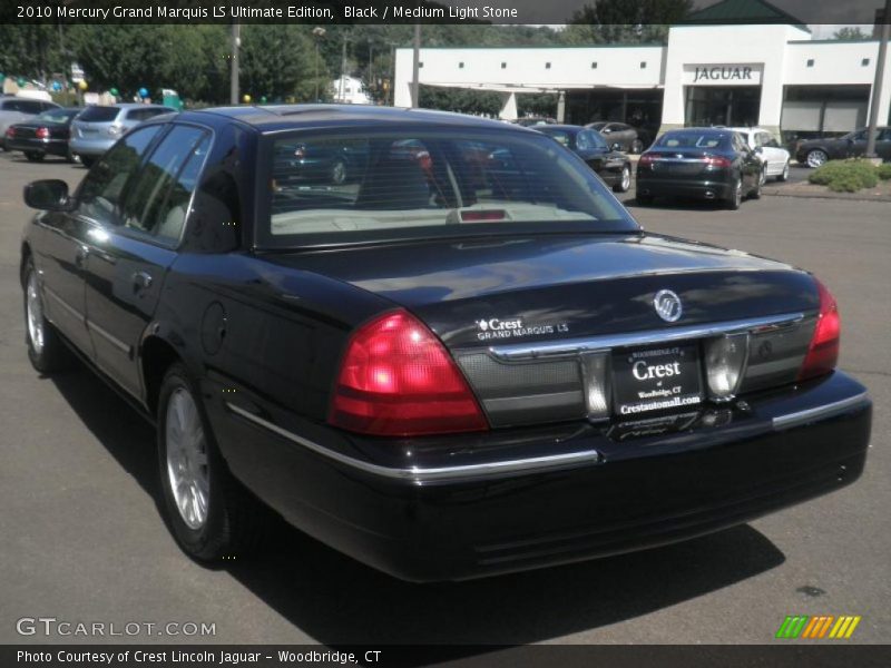 Black / Medium Light Stone 2010 Mercury Grand Marquis LS Ultimate Edition