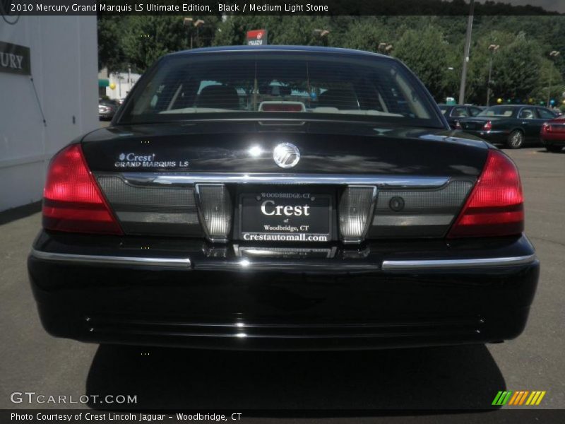 Black / Medium Light Stone 2010 Mercury Grand Marquis LS Ultimate Edition