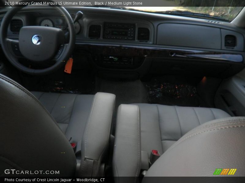 Black / Medium Light Stone 2010 Mercury Grand Marquis LS Ultimate Edition