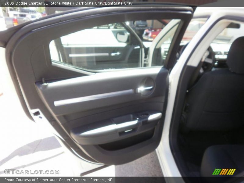 Stone White / Dark Slate Gray/Light Slate Gray 2009 Dodge Charger SE