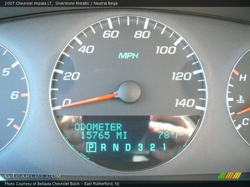 Silverstone Metallic / Neutral Beige 2007 Chevrolet Impala LT