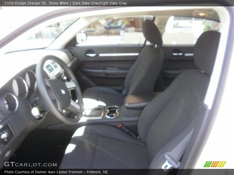 Stone White / Dark Slate Gray/Light Slate Gray 2009 Dodge Charger SE