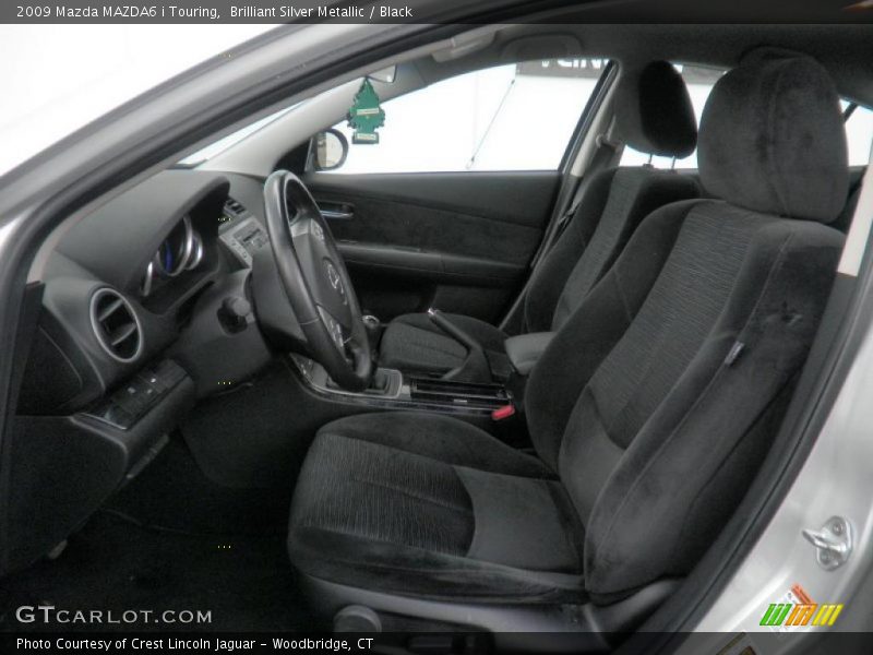 Brilliant Silver Metallic / Black 2009 Mazda MAZDA6 i Touring